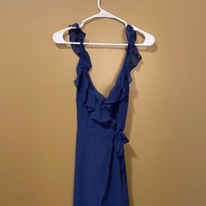 High low summer wrap dress